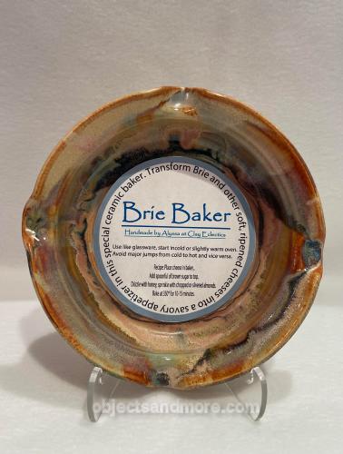 Small Brie Baker (Red Gold) by ALYSSA LIGMONT